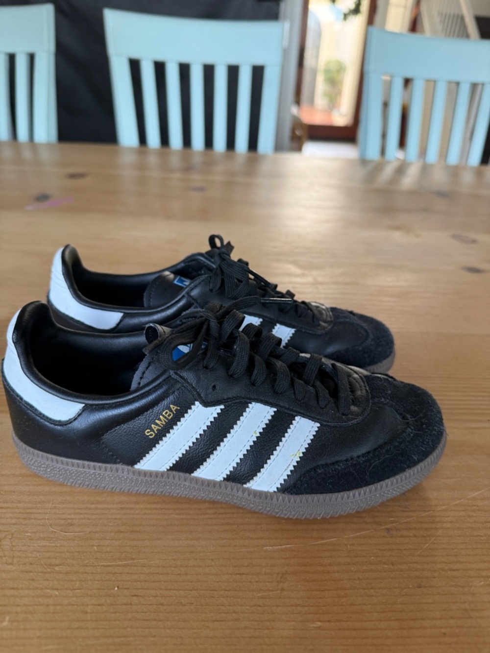 adidas Black Leather Sambas, only worn handful of times